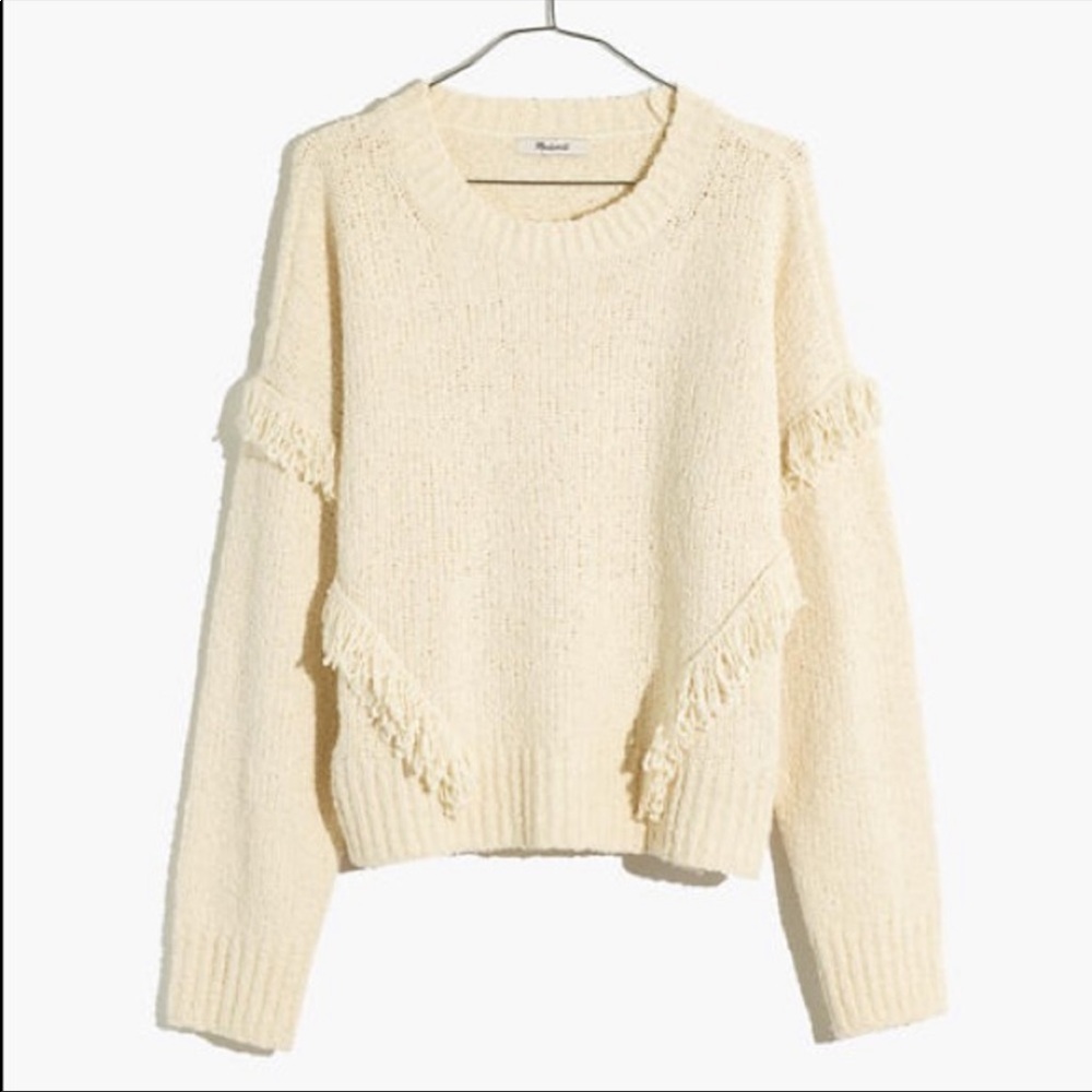 Madewell Montford Fringe Sweater